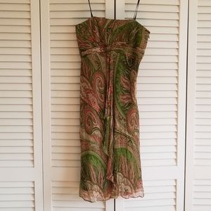 LANDRY BY SHELLI, silk dress